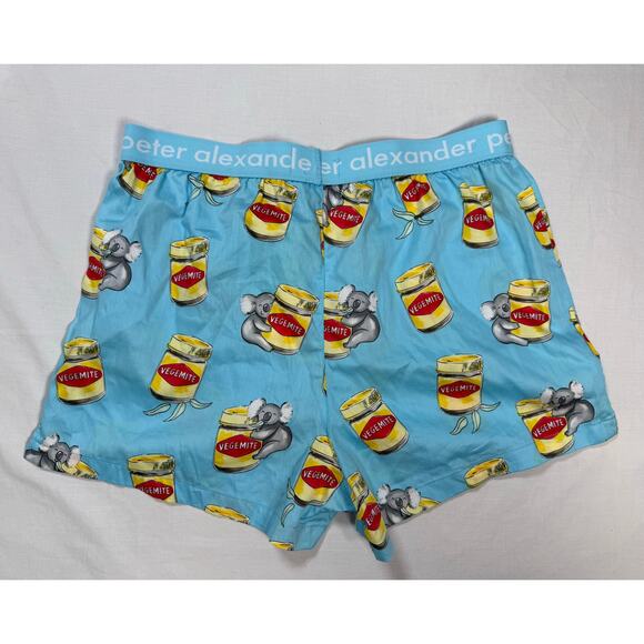 Peter Alexander Men's Vegemite Cotton Boxer Shorts Size SMALL - Picture 5 of 11